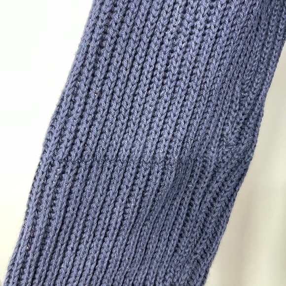 CROFT & BARROW NAVY BLUE FULL ZIP RIBBED JACKET PETITE MEDIUM - Picture 4 of 5